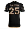 LAFC 2024 Los Angeles FC Maillot de football Kit Enfant Homme Ligue Majeure 23/24/25 Maillot de Football Domicile Noir D.BOUANGA OLIVERA TILLMAN BOGUSZ VELA CHIELLINI JAIME BIUKAway