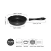 PANS NOS-STICK SAMPLING PANET 12CM Przenośna Omlet na jajko do domu do domu Longhandle Anti-Scratch Coating Non Stick Griddles Kitchen Supplies