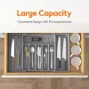 Drawers Kitchen Cutlery Storage Box Knife Holder Expandable Plastic Tray Utensils Drawer Box Kitchen Tool Fork Spoon Divider Storage Box