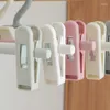 Hangers 1/2PCS Broekenrek Clip Anti-Slip Wasknijper Garderobe Broek Klem Kleerhanger Voor Broek rok Closet Organizer