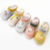 First Walkers Hot Printing In Baby Room Soft Flat Floor Socks Anti-Slip Autumn New Kids Shoes For Small Kids 240315