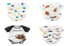 Nouveau-né bébé dessin animé barboteuses 35 couleurs infantile fraise Dot Onesies enfants vêtements de sport garçons filles bébé vêtements enfant en bas âge combinaison8955668