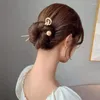 Haarspeldjes Vrouwen Haarspeld Rechte Metalen Stok Pin Chinese Stijl Hoofdtooi Elegante Sieraden Accessoires Bruiloft Hoofddeksels Groothandel