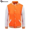 Aangepaste afdrukken honkbal mannen streetwear sport casual effen blanco college varsity jas goede kwaliteit 38