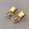 Bilandi joias modernas brincos geométricos tendência gota de vidro de alta qualidade para presentes femininos 240307