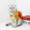 Costumi per gatti Collare Costume adorabile per animali domestici Versatile busta rossa festiva in stile cinese Festival primaverile di alta qualità Unico