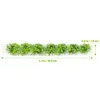 Decorative Flowers 4Pcs Artificial Flower Cluster Vegetation Groups Grass Tuft Static Scenery Model