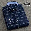 Men's Casual Shirts Arrival Fashion Spring Autumn Long Sleeved Shirt Oxford Youth Solid Cotton Plus Size SMLXL2XL3XL4XL5XL6XL7XL