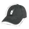 Berretti Arknights - Logo Kazimierz (bianco) T-shirt classica Cappello da cowboy Estate Fluffy Snap Back Ragazza da uomo