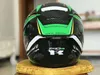 Tam yüz Shoei X14 X-Fourteen Yeşil Kawasa Ki Motosiklet Kask Anti Bez Vizör Adam Binicilik Araba Motokros Yarışı Motosiklet Motosiklet Kask