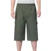 Summer Dad Middle-aged and Elderly Casual Capris, Workwear Shorts, Men's Loose Straight Leg Pants, Horse Pants