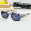 Mens Fashion Street 사진 안경을위한 디자이너 직사각형 프레임 선글라스 고품질 햇빛 고품질 UV400 저항성 선글라스 SPR01WS