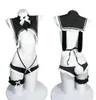 Cosplay Peruki Słodka urocza króliczka dziewczyna żeglarz bieliznę Lolita Bow Lace Short Top Nightwear Re Zero REM cosplay Maid Mundoform4102680