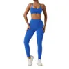 Lu Align Lemon 2 NCLAGEN Set da yoga per donna Pz Abbigliamento attivo Reggiseno sportivo Pantaloncini da motociclista Leggings Fiess Suit Esercizio Allenamento Abbigliamento Palestra Sportwea