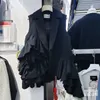 女性のベスト気質ベストコートコート服を衣服のノースリークチュニックファッションカジュアルタンクパッチワークフリル不規則なウエストコート2024 ROPA