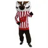 2024 Taille adulte Badger Mascot Costume Halloween Christmas Fancy Party Robe Cartoonfancy Robe Carnival Unisex Adults Tenue