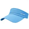 Berets Fashion Running Breathable For Women Sunscreen Sports Wide Brim Solid Color Cap Sun Hat Korean Style Empty Top