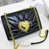 Дизайнерская сумка женская роскошная сумка через плечо Lady Crossbody Devotion простая кожаная золотая цепочка с буквенным принтом вечерняя мода сумки-тоут
