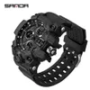 2020 Top Luxe Merk Sanda Heren Horloge Mannen Sport Horloges Multifunctionele Shock Digitale Militaire Horloges Mannelijke Klok Reloj hombr2604