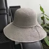 Womens hat bone straw hat Bucket hat patchwork sun visor crochet hat ladies luffy straw hat cap for women wholesale 240314