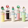 Boire Sts 25Colors Baby Boy Vintage Game Dragon Sile St Toppers Accessoires ER Charms Réutilisable Splash Proof Dust Plug Décoratif 8M Otwyc