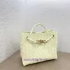Top original quality Bottgss Ventss Andiamo shoulder bags online shop 2024 New Small Handbag Woven Tote Bag One Shoulder Crossbody Vegetable With Real Logo