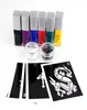 Tattoo Designs Sleeve Tatoo Moonlight Glue 1setlot 6 Colors Temporary attoos Arm Chest Tattoos5194046