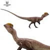 2 pezzi set HAOLONGGOOD 1 35 Dilophosaurus dinosauro giocattolo antico preistoria modello animale 240308