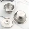 Caldeiras duplas 1 peça de aço inoxidável 304 doméstico tigela de ovo cozido no vapor utensílios de cozinha podem ser usados para cozinhar vários ingredientes