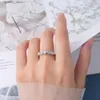 Clusterringen KNOBSPIN D VVS alle Moissanite ringen voor vrouwen bubbels klassieke verlovingsring met certificaten 925 sterling zilveren ring L240315