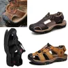 2024 Toppkvalitetsdesigner Sandal Men Slides Black Platform Slipper Summer Flat Comfort Beach Pool GAI 38-48