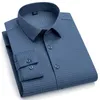 Męskie koszule na temat drukowania plus w rozmiarze długim rękawem dla mężczyzn Vintage Slim Fit Formal Plain Shirt Designer Element