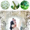 Decorative Flowers Artificial Flower Simulation Wisteria Vine Garlands Hanging Plant For Wedding Wall Party Room Astethic Stuff Decor N0j1