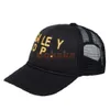Designer patch haft haftowe męskie czapki kulkowe, swobodne galeria literowanie zakrzywione wydział Brim Baseball Cap Letters Drukowanie kapeluszu