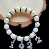Beaded Strands Sorority Greek Number 1922 1920 1913DIY Charm Stretch Bracelet Jewelry Accessories260Y