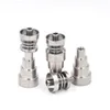 Universal Duessless 6 in 1 Titanium Nails Grado 2 10 mm 14 mm 18 mm Accessori per fumo maschile e femmina Accessori di vetro Bongs Water Pipes DAB Rigs Factory Prezzo