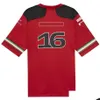 Vêtements de moto 2023 F1 Team Racing T-shirt Forma 1 Pilote Football T-shirts Saison Course Vêtements Rouge Fans de voiture Jersey Été Me D Dhetx