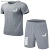 Men's Tracksuits New Mens Clothing Summer Sports Suit Comfortable Breathable Mesh Running Sets Jogging Fitness Tracksuit Men Training Jersey Q240314