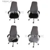 Chair Covers Solid Color Stretch Office Chair Cover Seat Cover for Computer Chair Slipcover Elastic Computer Chair Cover L240315