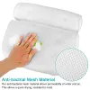 Pillow HOOMIN 3D Mesh Breathable Bathtub Head Rest Pillow NonSlip With Suction Cups for Neck and Back Support Spa Bath Pillow