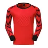 Kids Men Soccer Goalkeeper Shirt Uniform Season O-neck Long Sleeve Sponge Pad Protection Football Doorkeeper Jersey Custom 240305