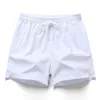 Calças masculinas 2024 verão praia shorts homens jogging casual estiramento fitness esportes curto respirável bermudas