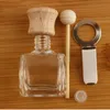 Ambientador de ar carro perfume clipe fragrância garrafa de vidro vazia para óleos essenciais difusor saída de ventilação ornamento