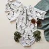 Ins Girls Rabbit Giraffe Duck Printed Swimsuit Kids Round Collar Kort ärm för skarv Splicing Falbala Beach Pool Pool Bathing Suits Child Spa Swimming Z7185