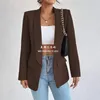 Abiti da donna Chic Office Lady Blazer Cappotti Primavera Autunno Top femminili Street Trend Capispalla da donna Blazer per giacca da donna Abbigliamento