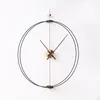 Zegary ścienne luksusowe okrągłe zegar proste ciche drewno nowoczesne wnętrze estetyczne Orologio Dekoracja domu