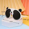 2022 New Children's Silicone Polarized Anti UV Panda Sunglasses Cute Street Shoot