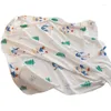 Cobertores de algodão recebendo cobertor para crianças nascidos carrinhos com padrão toalha de banho envoltório de pram