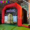 custom made red Inflatable NightClub tent 8mLx6mWx4mH (26x20x13.2ft) Air House Bar adults night club pub for party events