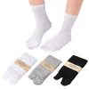 Erkek Çorap 1-5pcs Kadınlar/Erkekler Unisex Sandal Flip Flop Split İki Ayak Toes Çorap Japon Kimono Parmak Deodorant Nefes Alabilir Uzun